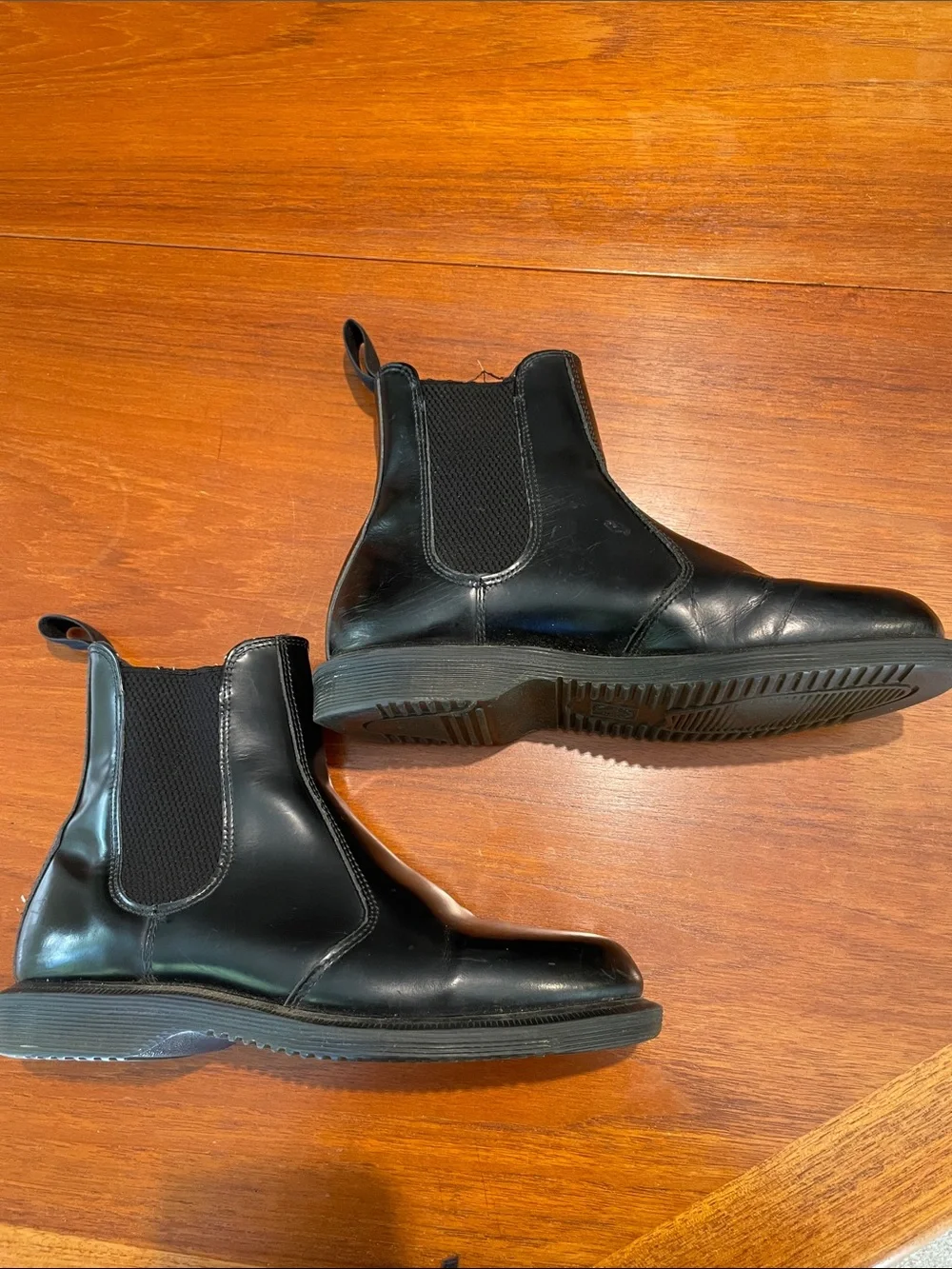 Dr. Martens Black Flora Chelsea boots size 6